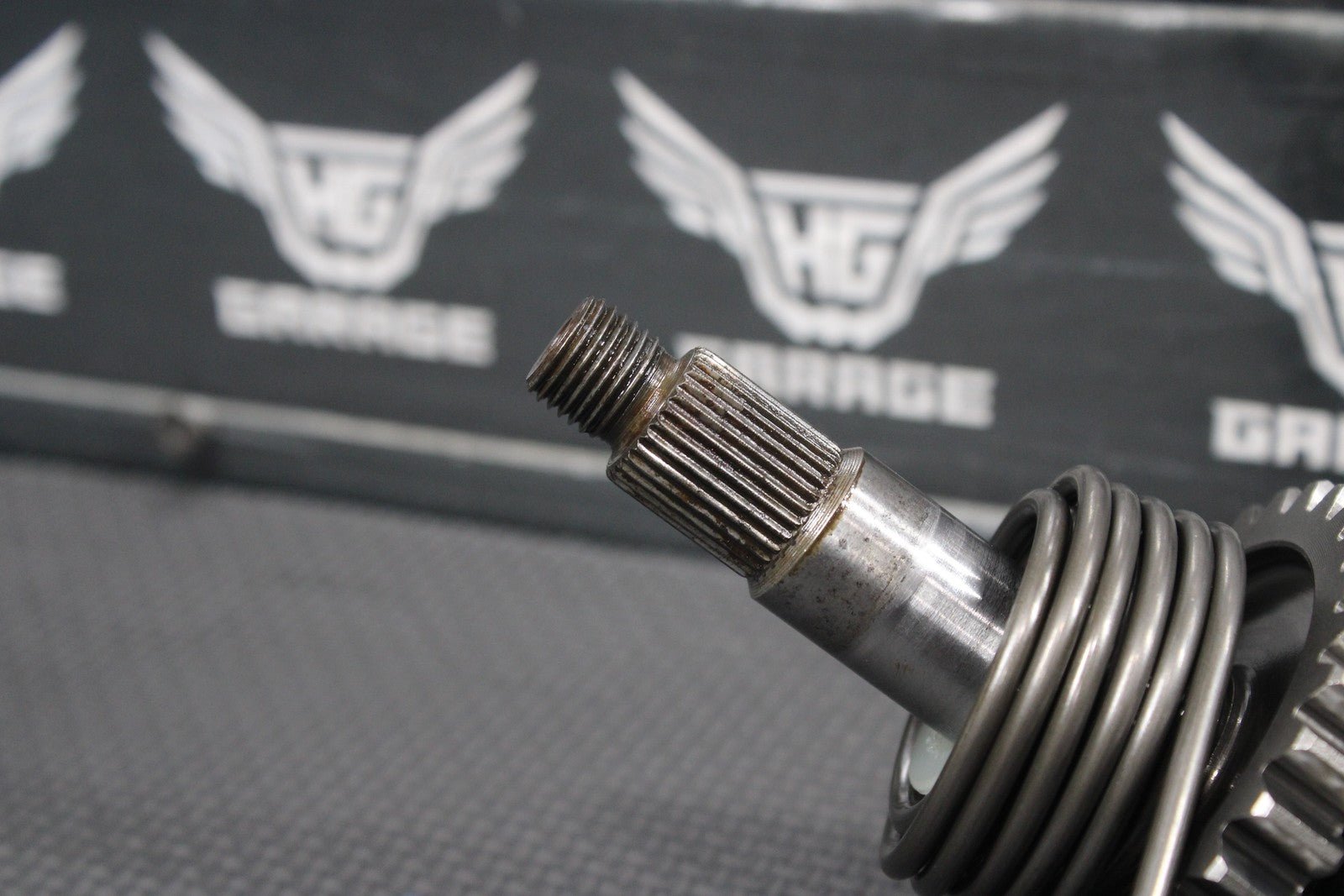 1986 86 - 88 KAWASAKI KDX200 OEM KICKSTART KICK START SHAFT W IDLER GEAR GOOD! - hggarage
