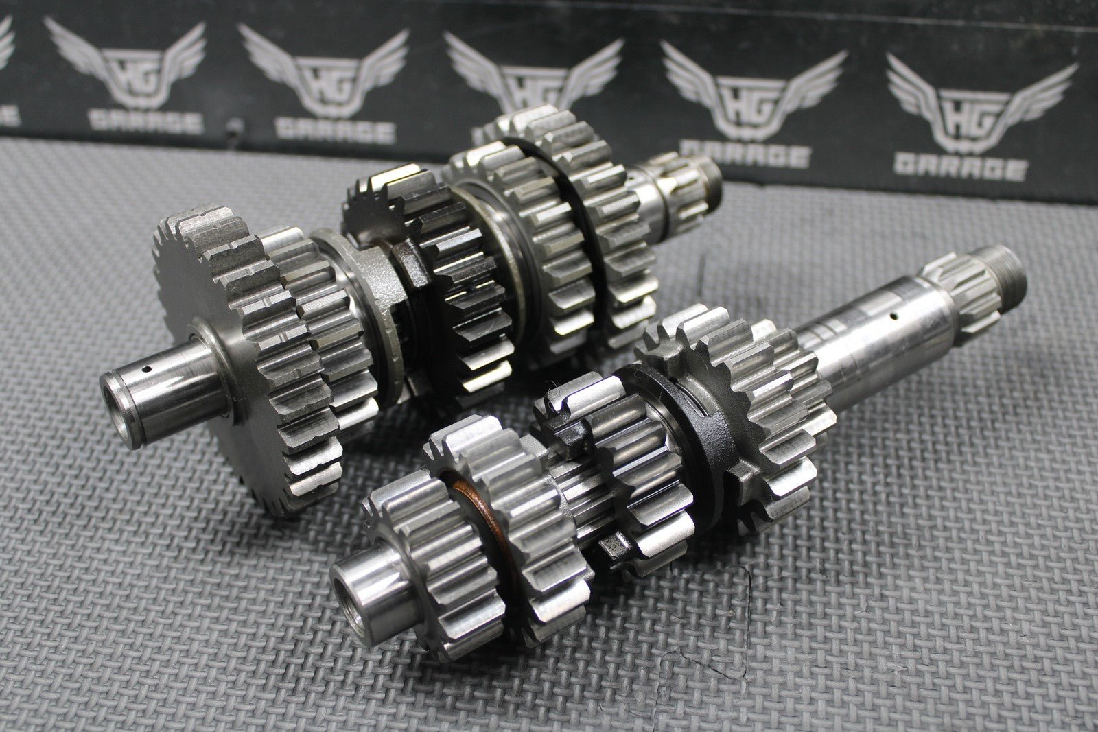 2005 YAMAHA 04 - 09 YFZ450 OEM TRANSMISSION TRANNY GEARBOX GEARS SHIFT FORKS NICE - hggarage