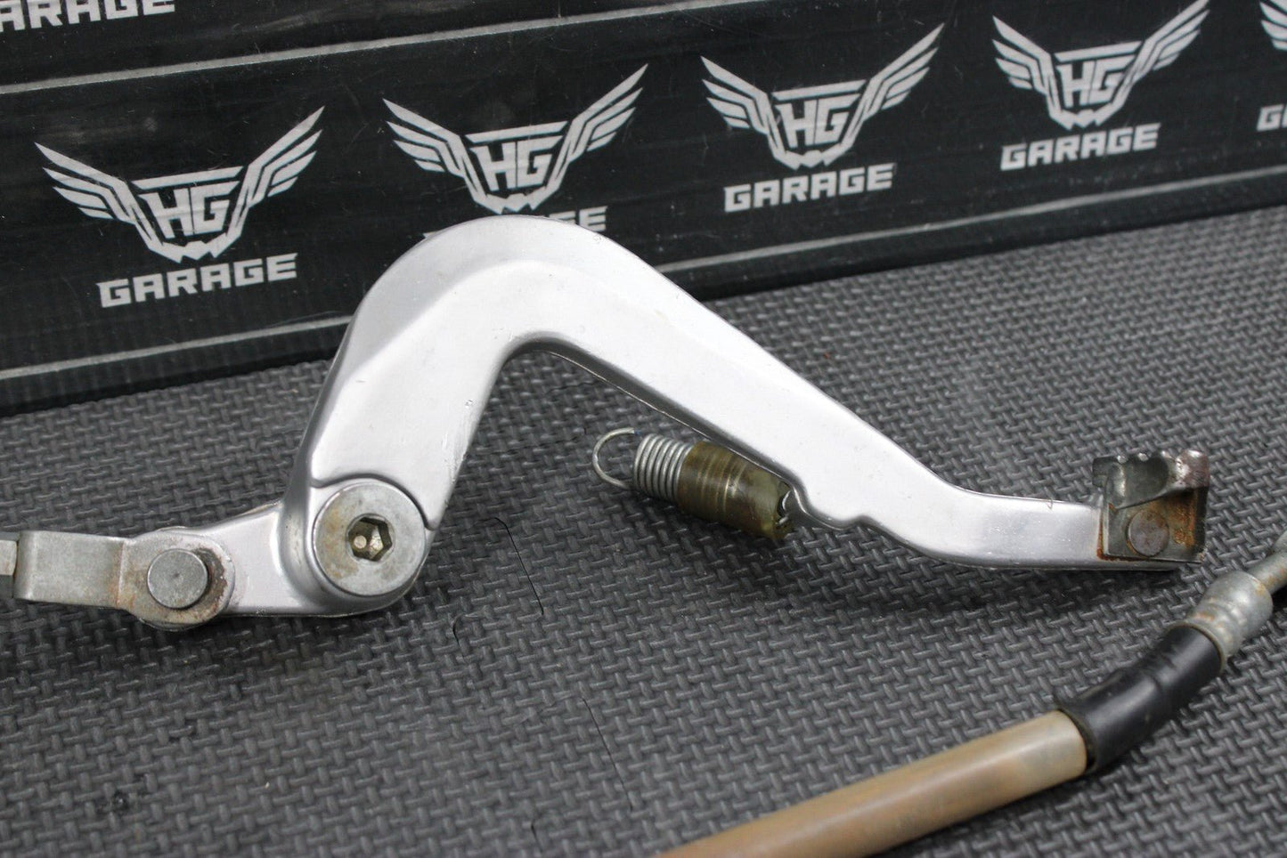 2014 KAWASAKI KX100 KX85 OEM NISSIN REAR BACK BRAKE MASTER CYLINDER W RESERVOIR - hggarage