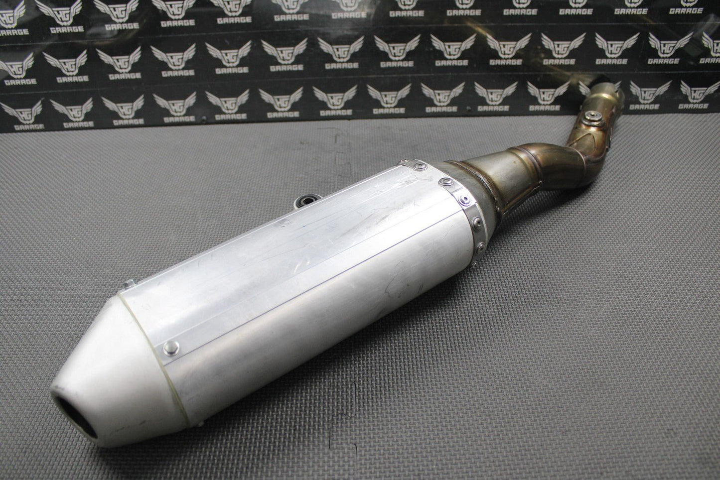 2020 SUZUKI 19 - 22 RMZ250 OEM MUFFLER EXHAUST SILENCER SLIP ON PIPE 14310 - 46K10 - hggarage