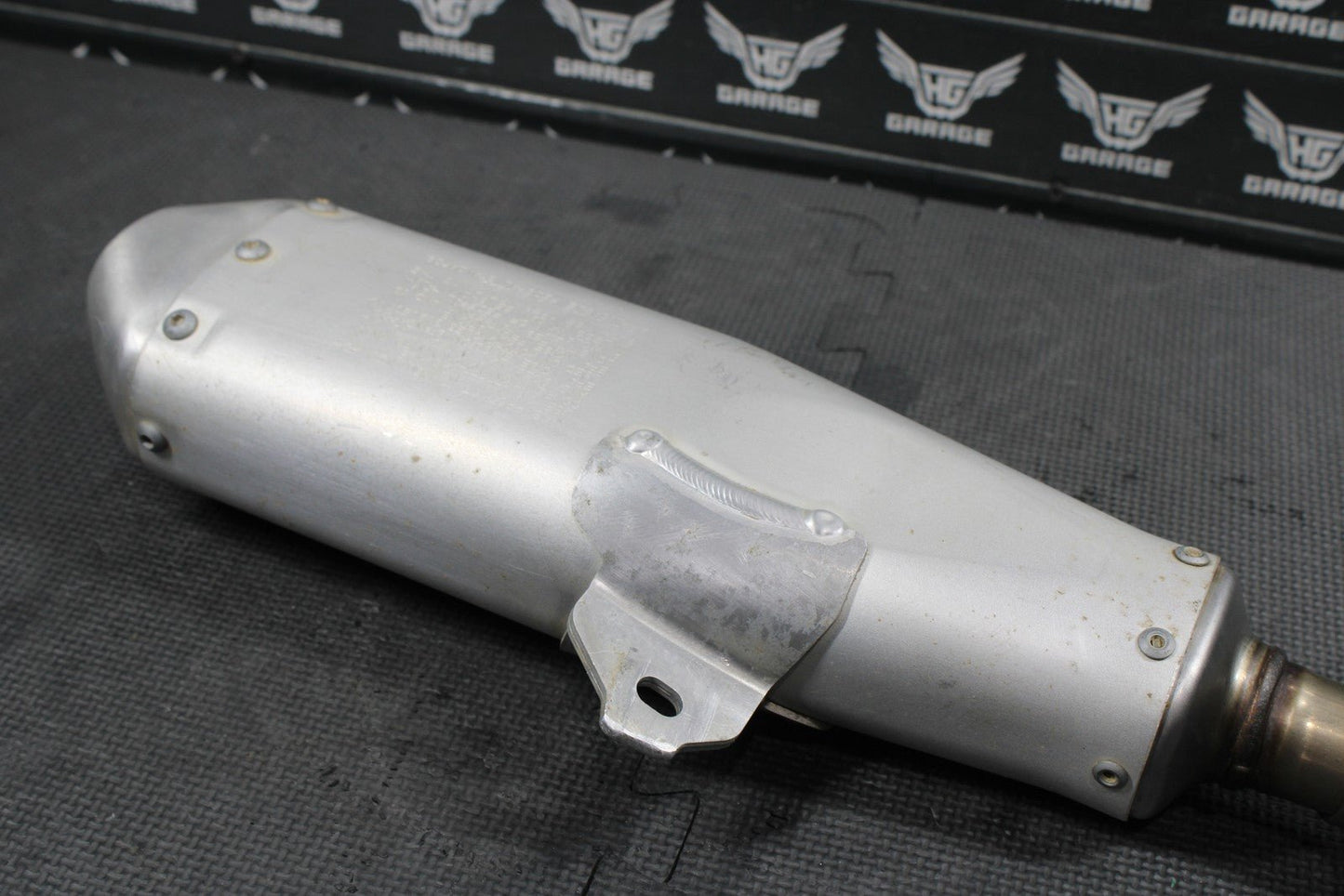 2019 HONDA CRF450R CRF450RX OEM RIGHT SIDE MUFFLER EXHAUST SILENCER SLIP ON PIPE - hggarage