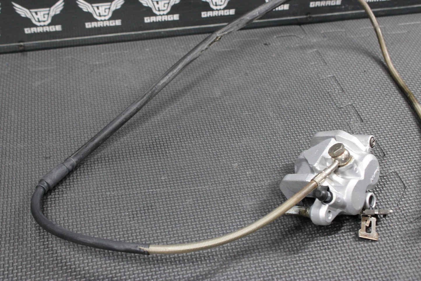 2007 HONDA 07 - 09 CRF450R NISSIN FRONT BRAKE CALIPER MASTER CYLINDER W BRAKE HOSE - hggarage