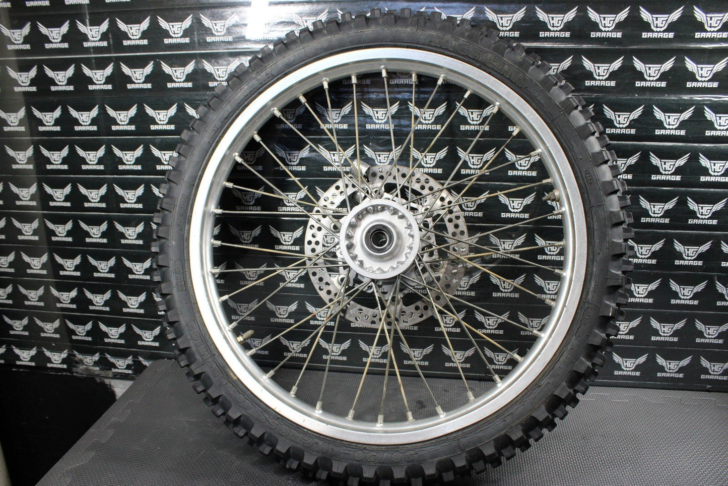 2002 YAMAHA YZ125 YZ250 OEM FRONT WHEEL RIM HUB WHEEL SPOKES 5NY - 25111 - 00 - 00 - hggarage