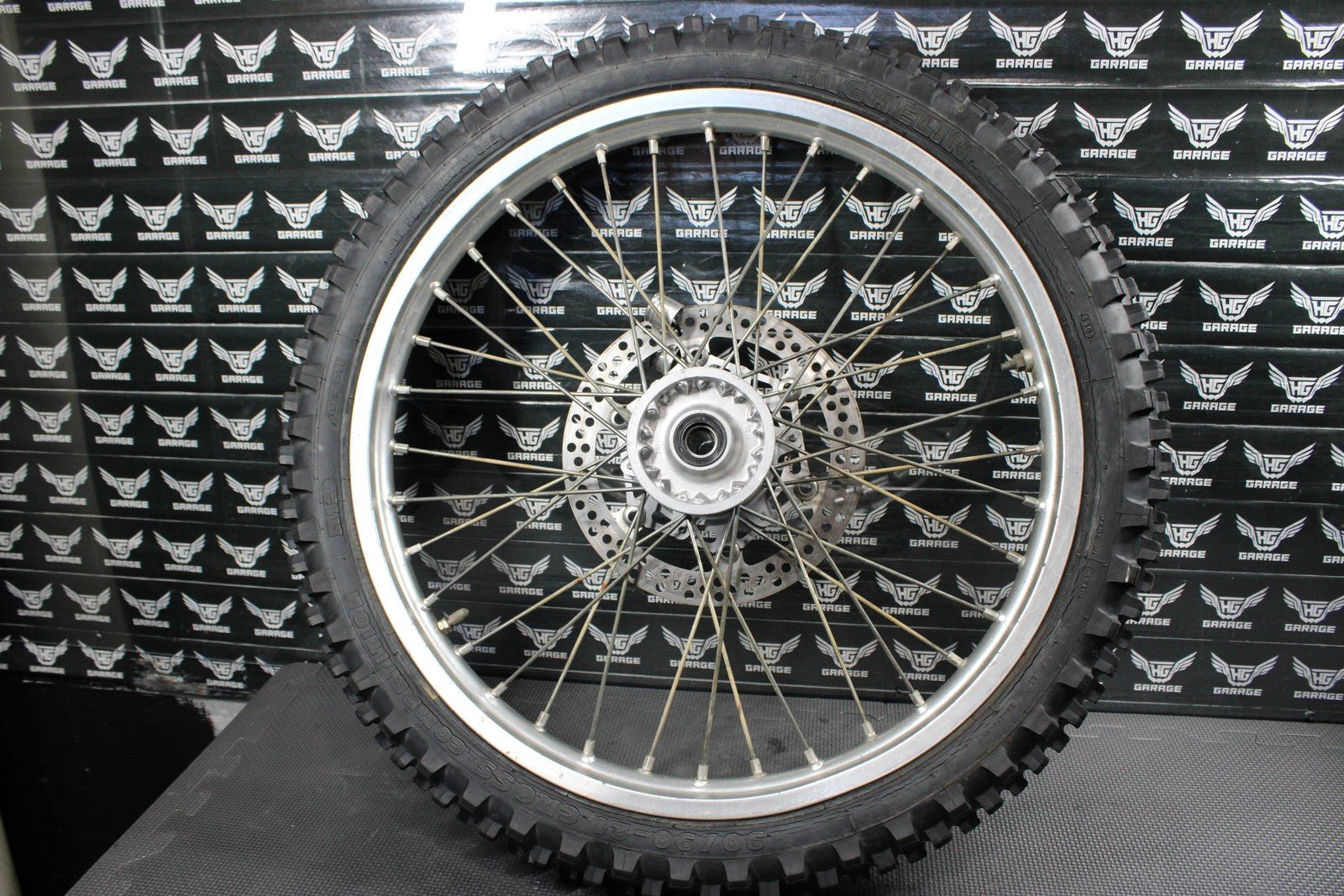 2002 YAMAHA YZ125 YZ250 OEM FRONT WHEEL RIM HUB WHEEL SPOKES 5NY - 25111 - 00 - 00 - hggarage