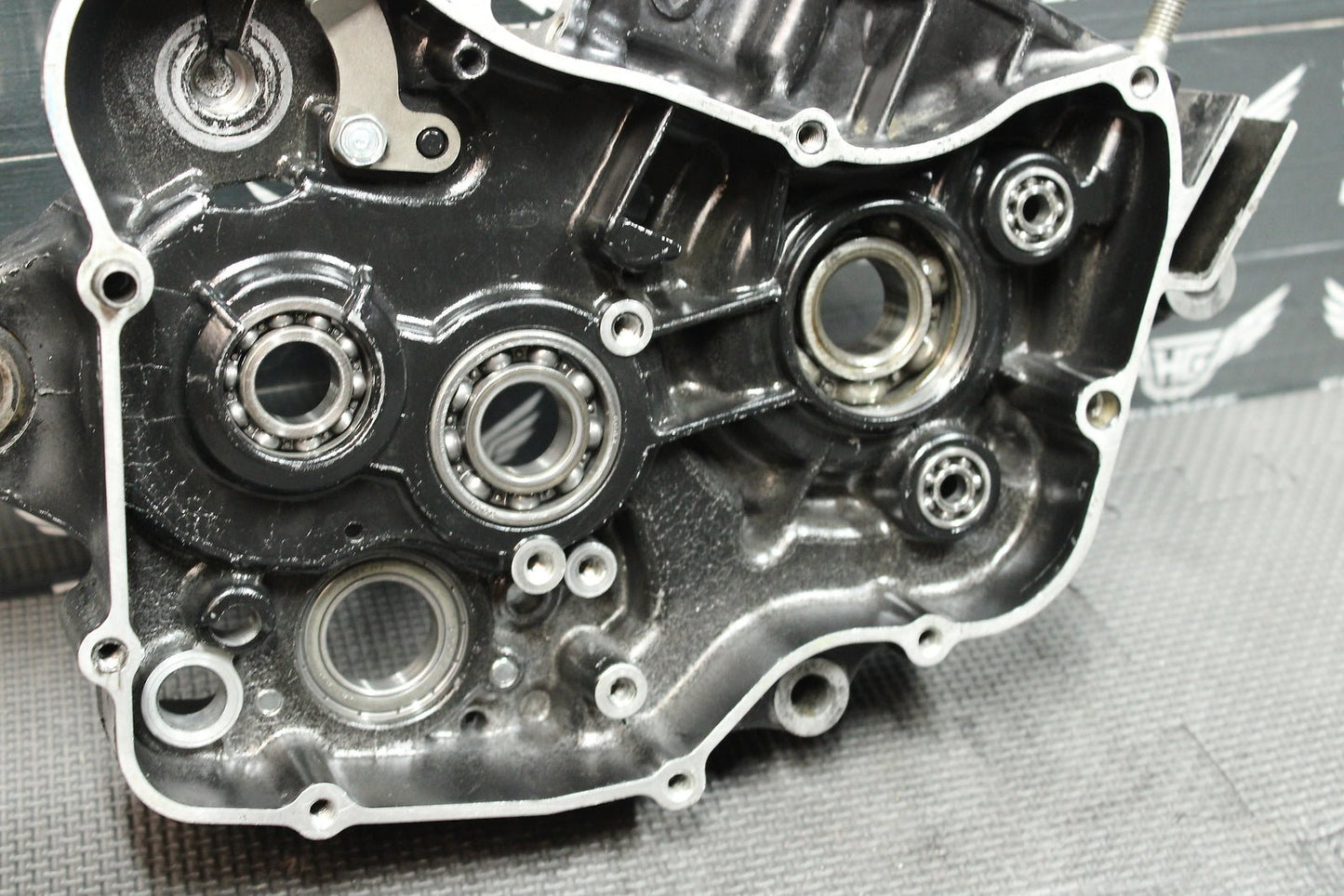 1996 HONDA CR125R OEM RIGHT ENGINE MOTOR CRANKCASE CRANK CASES BLOCK - hggarage