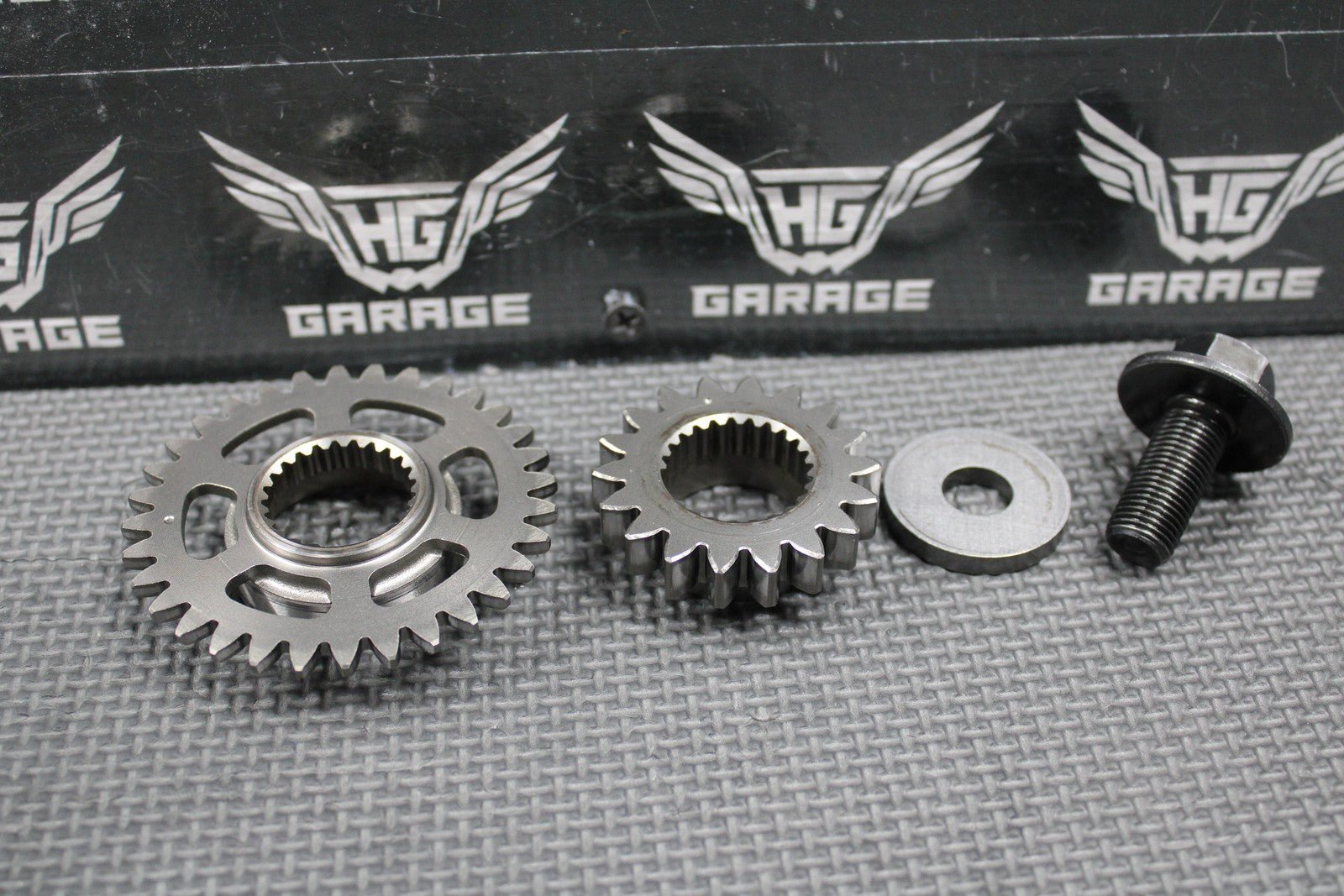 2013 10 - 17 HONDA CRF250R OEM ENGINE MOTOR CRANKSHAFT PRIMARY MAIN DRIVE GEARS - hggarage