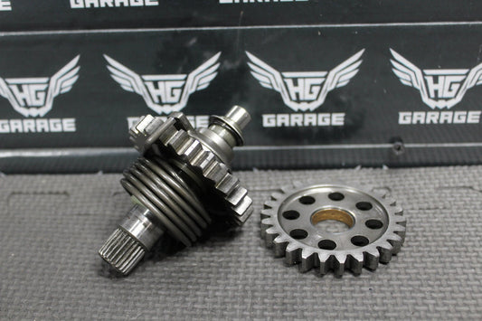 2006 02 - 07 KAWASAKI KX250 2 STROKE OEM KICKSTART KICK START SHAFT W IDLER GEAR - hggarage