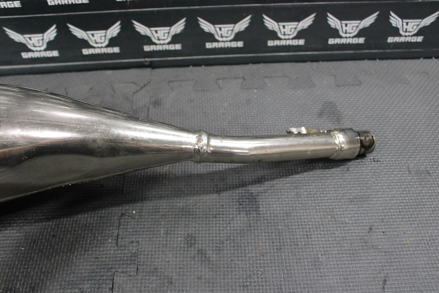 2003 KAWASAKI KX125 FMF FATTY EXHAUST PIPE CHAMBER HEADER 18120-0001