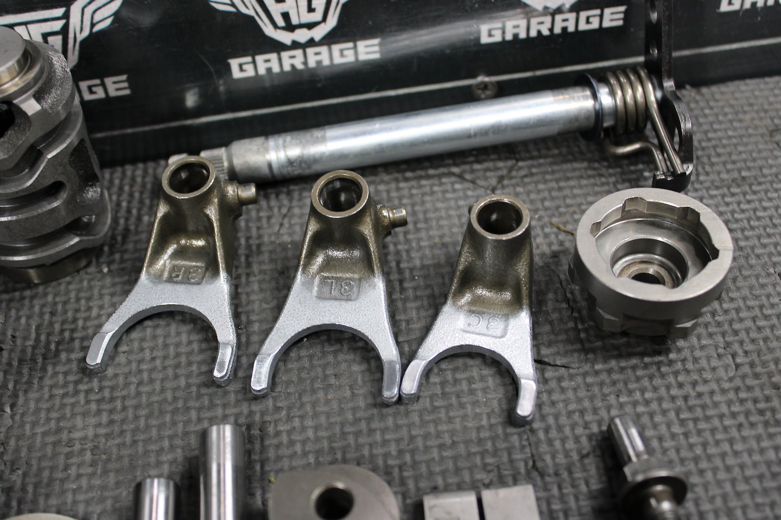 2008 HONDA CRF150R CRF150RB OEM ENGINE TRANSMISSION ASSEMBLY GEARS SHIFT FORKS - hggarage