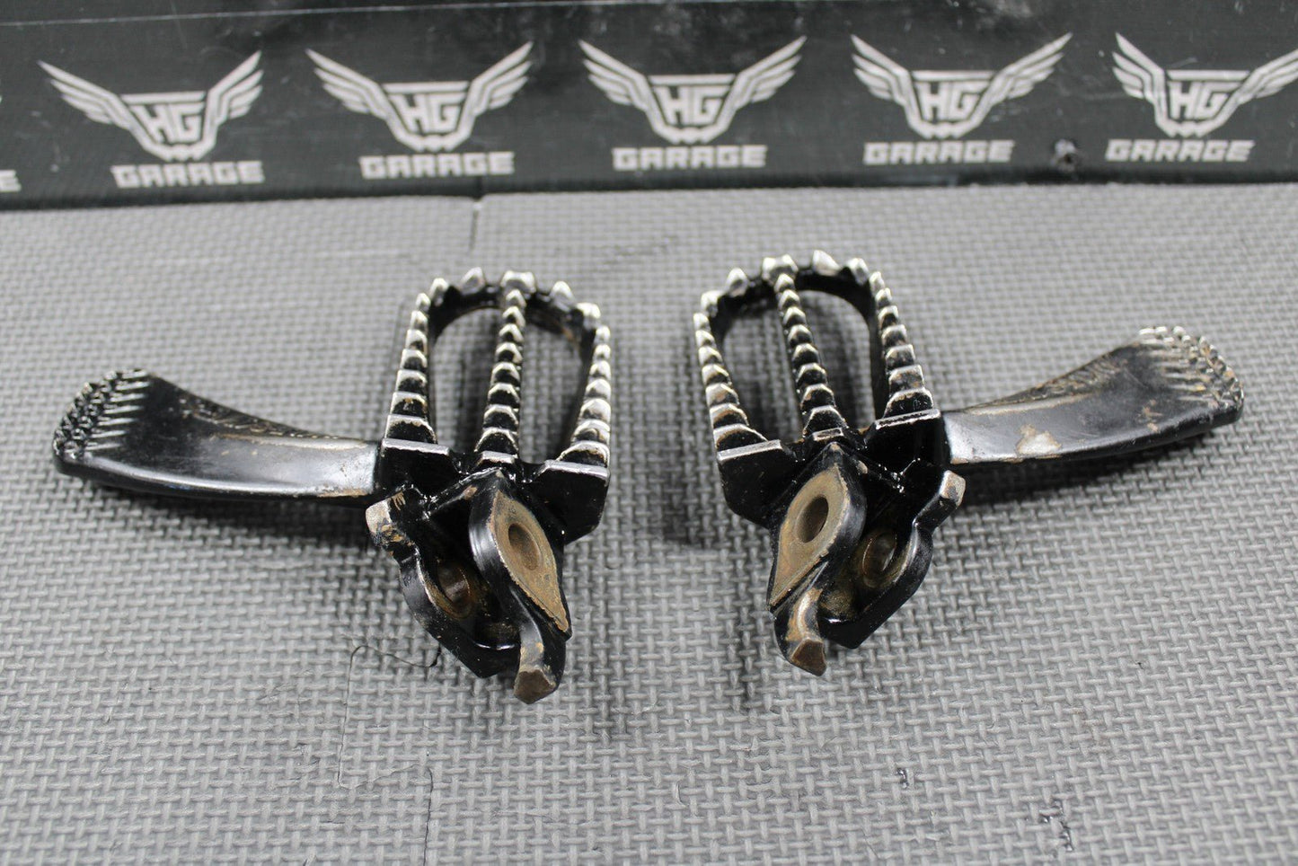 2007 KAWASAKI 05 - 08 KX250F KX250 KX450F ANKLE SAVERS CLASSIC FOOT PEGS FOOTPEGS - hggarage