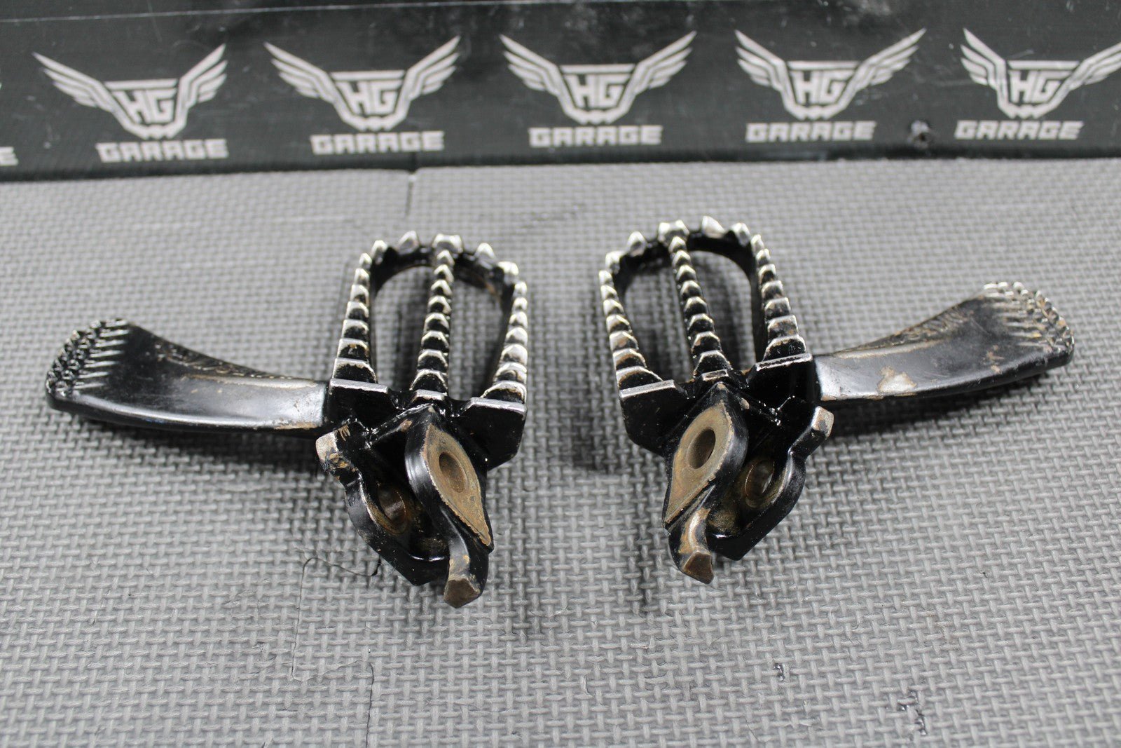 2007 KAWASAKI 05 - 08 KX250F KX250 KX450F ANKLE SAVERS CLASSIC FOOT PEGS FOOTPEGS - hggarage