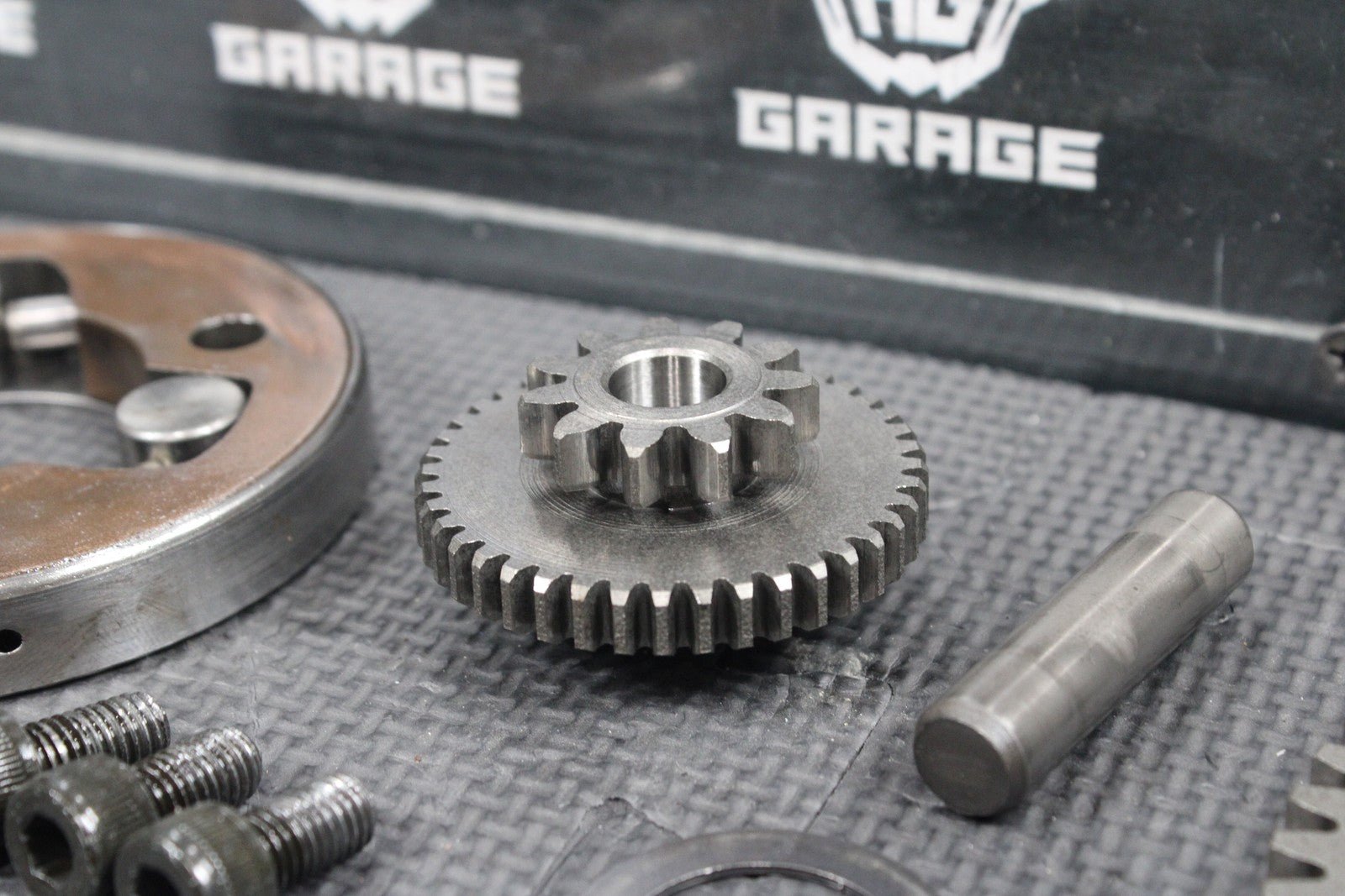 1987 YAMAHA OEM ENGINE MOTOR STARTER CLUTCH DRIVE IDLER GEAR ASSEMBLY - hggarage