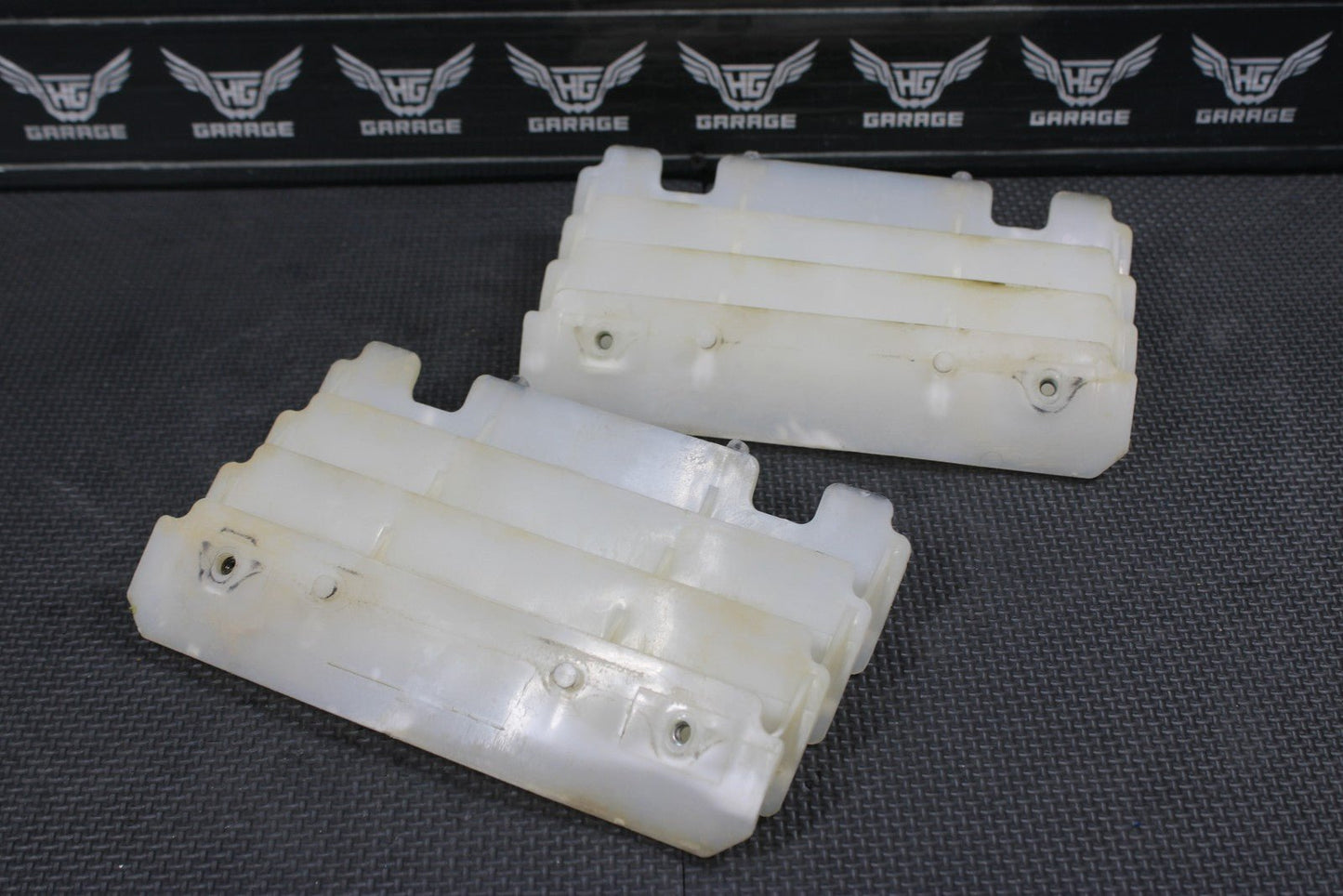 1997 KAWASAKI 97 - 04 KX250 OEM RADIATOR GUARD SHIELD LOUVER VENT - hggarage