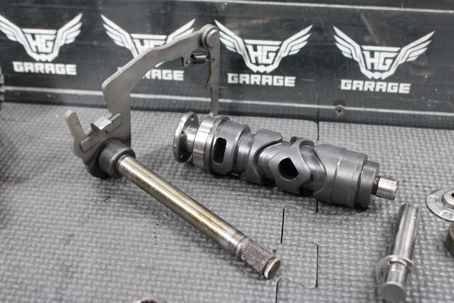1997 YAMAHA RT100 OEM ENGINE TRANSMISSION GEARBOX SHIFT SHAFT GEARS TRANS FORKS - hggarage