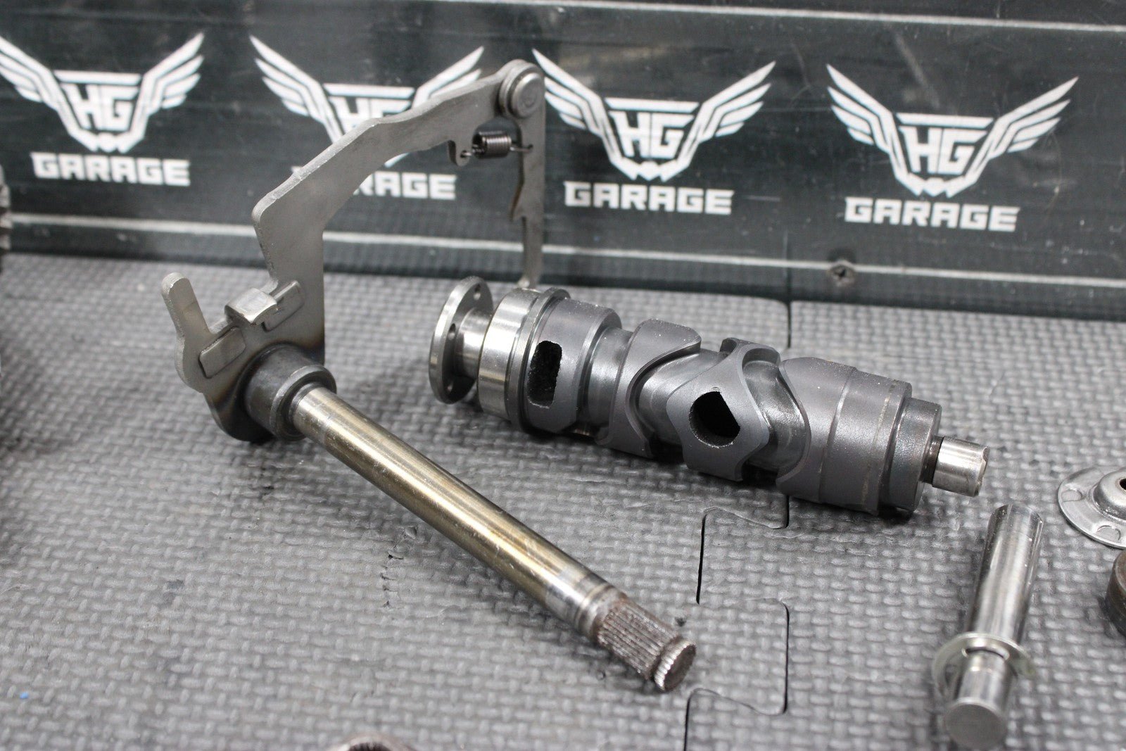 1997 YAMAHA RT100 OEM ENGINE TRANSMISSION GEARBOX SHIFT SHAFT GEARS TRANS FORKS - hggarage