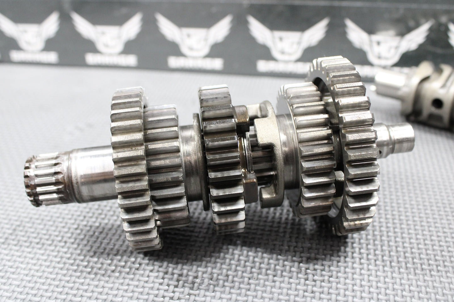 1996 96 - 98 HONDA XR400R OEM ENGINE TRANSMISSION TRANNY GEARS SHAFTS SHIFT FORKS - hggarage