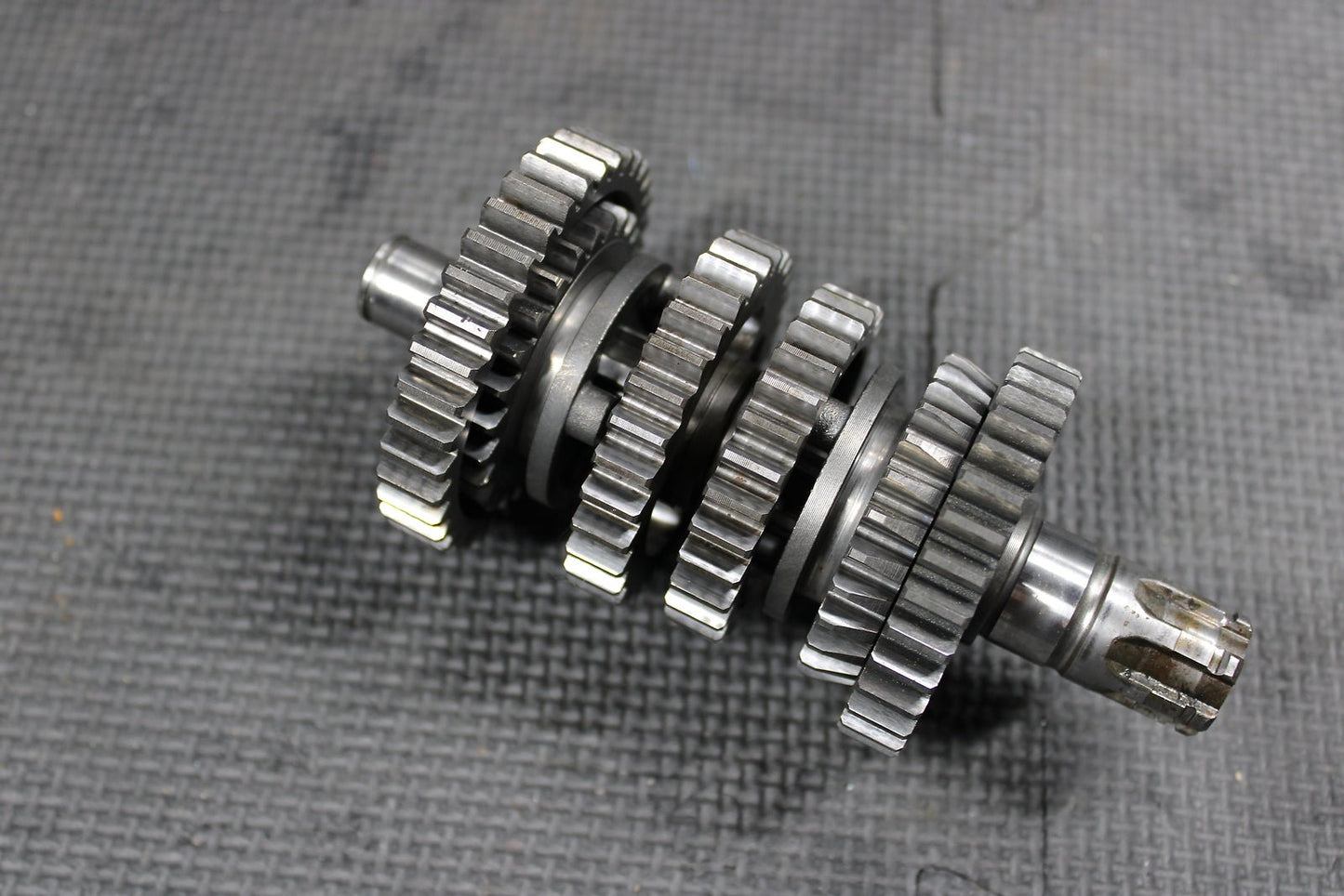 2002 KAWASAKI KX60 KX65 OEM ENGINE TRANSMISSION TRANNY ASSEMBLY GEARS - hggarage