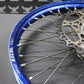 2020 YAMAHA 14 - 22 YZ250F YZ450F OEM BLUE EXCEL FRONT WHEEL RIM HUB ROTOR GOOD - hggarage