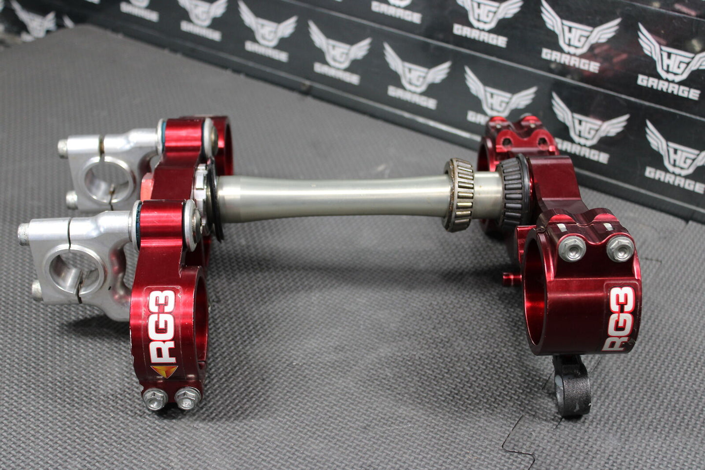 2007 HONDA CRF250R BILLET RG3 FRONT FORKS LOWER UPPER TRIPLE TREE