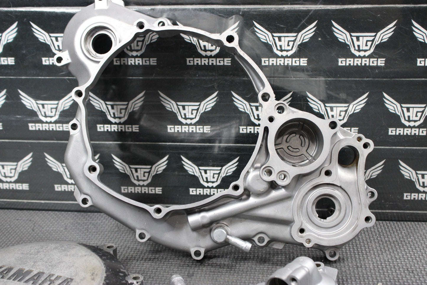 2006 YAMAHA YZ450F 06 - 09 ENGINE MOTOR INNER OUTER CLUTCH COVER WATERPUMP - hggarage