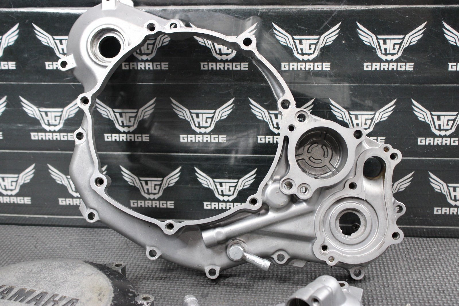 2006 YAMAHA YZ450F 06 - 09 ENGINE MOTOR INNER OUTER CLUTCH COVER WATERPUMP - hggarage