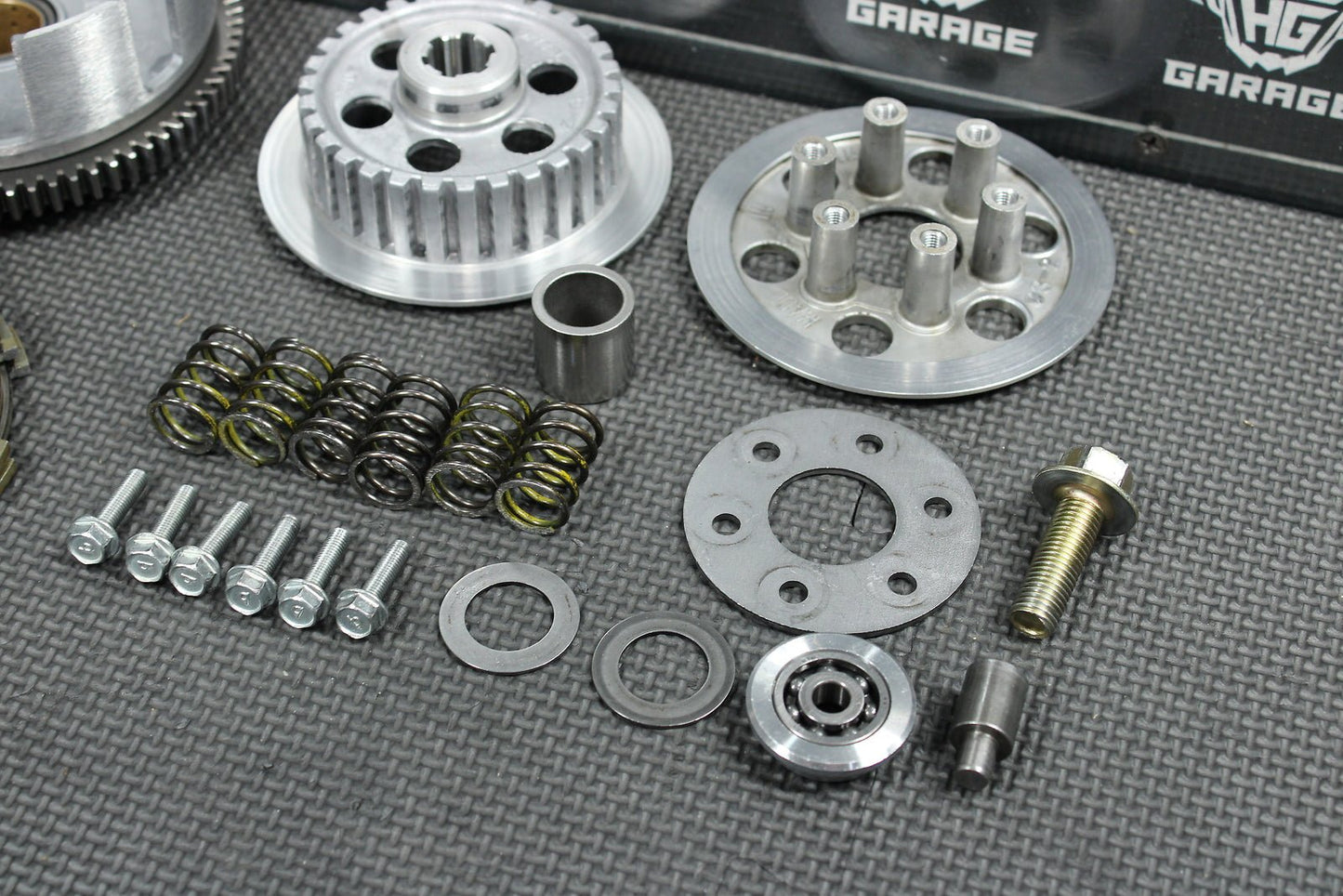 1998 Kawasaki KX60 90 - 03 OEM Complete Clutch W Plates Basket Hub 13087 - 10 - hggarage