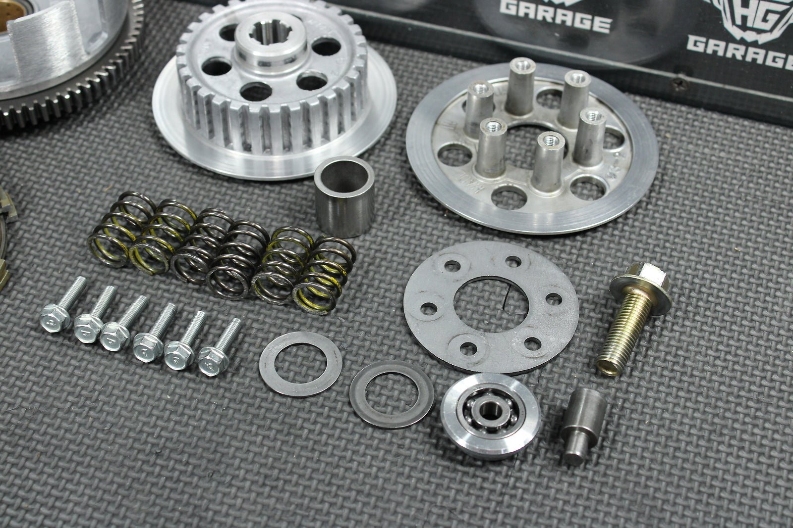 1998 Kawasaki KX60 90 - 03 OEM Complete Clutch W Plates Basket Hub 13087 - 10 - hggarage