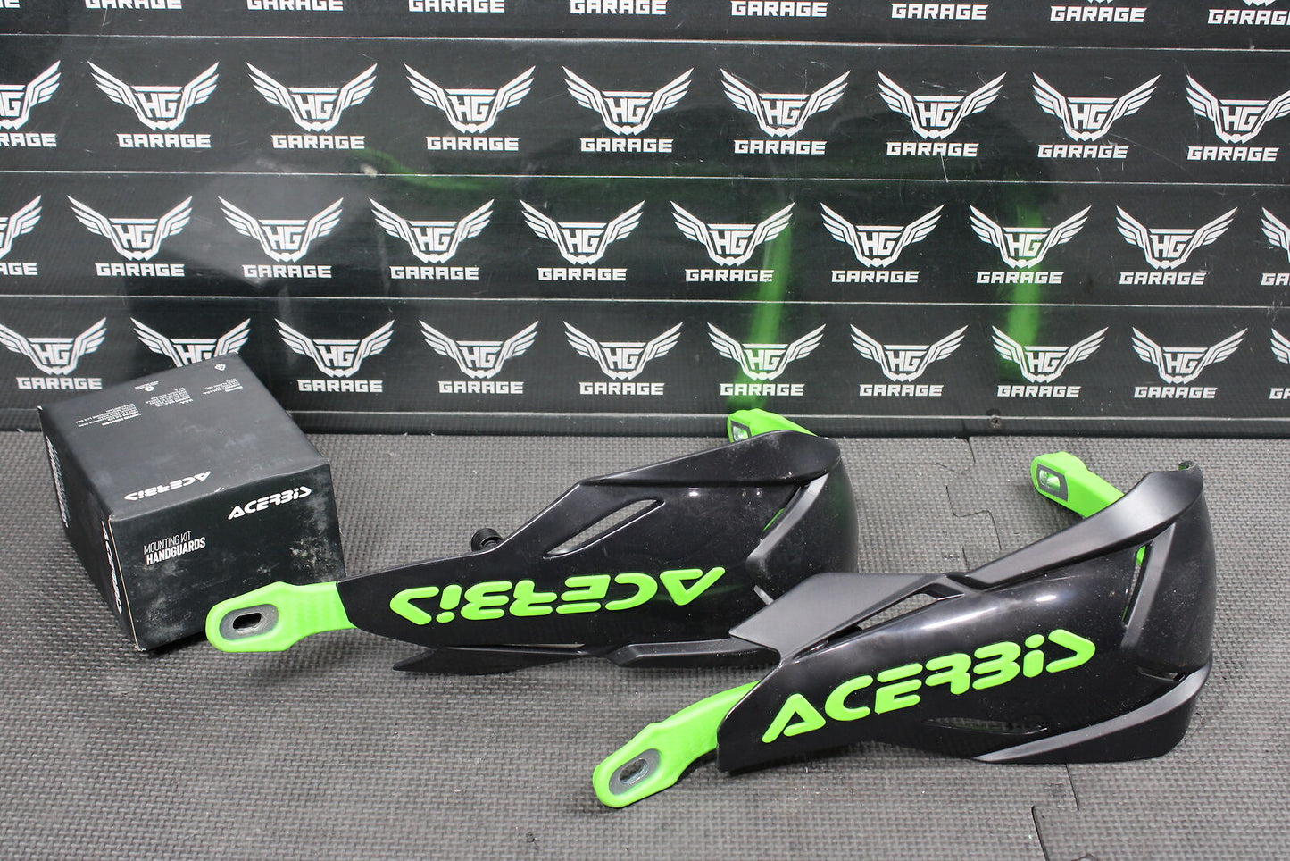 2009 KAWASAKI KX250F ASCERBIS HANDLEBARS HAND GUARDS BRUHS PROTECTOR SHIELD