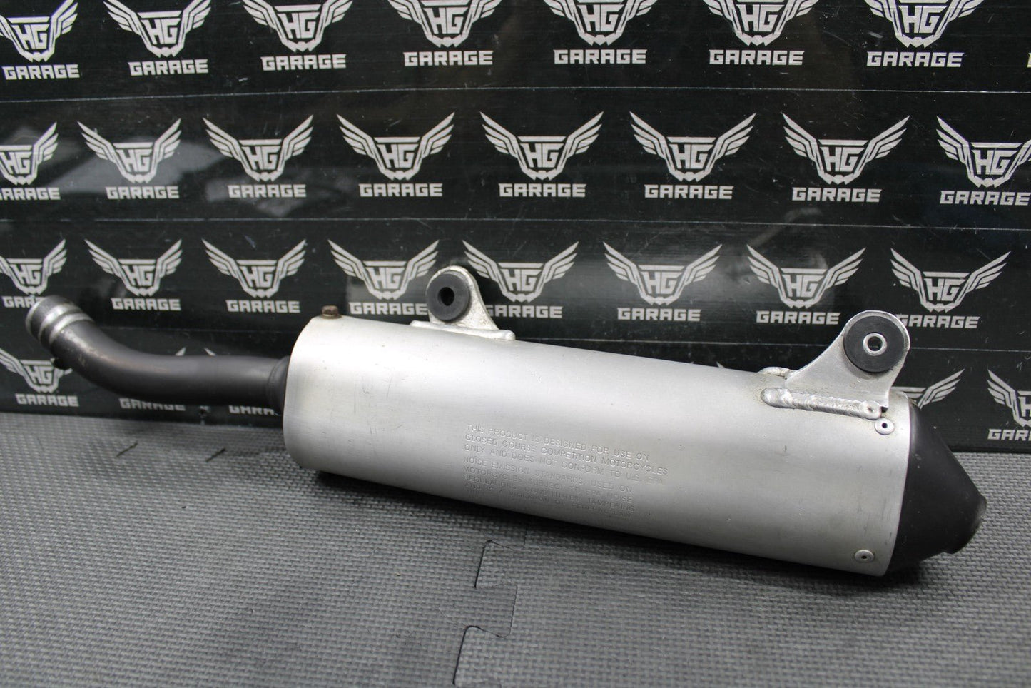 2003 2004 HONDA CR250R OEM MUFFLER EXHAUST SILENCER SLIP ON PIPE 18330 - KZ3 - L30 - hggarage