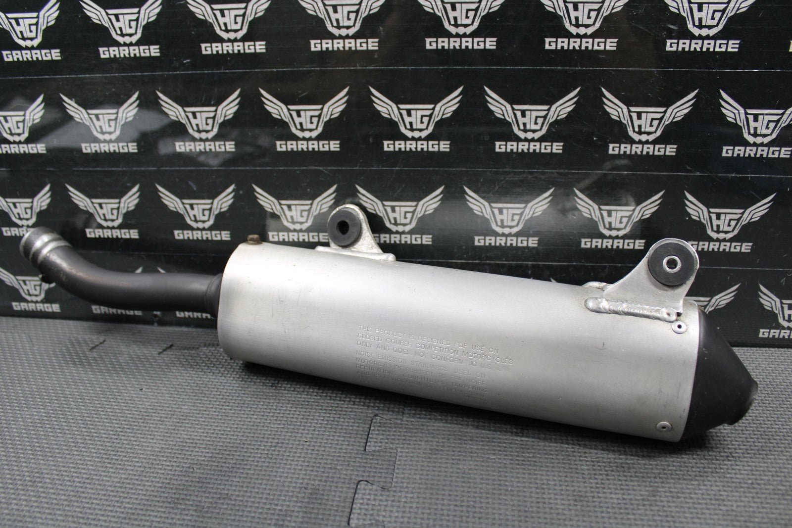 2003 2004 HONDA CR250R OEM MUFFLER EXHAUST SILENCER SLIP ON PIPE 18330 - KZ3 - L30 - hggarage