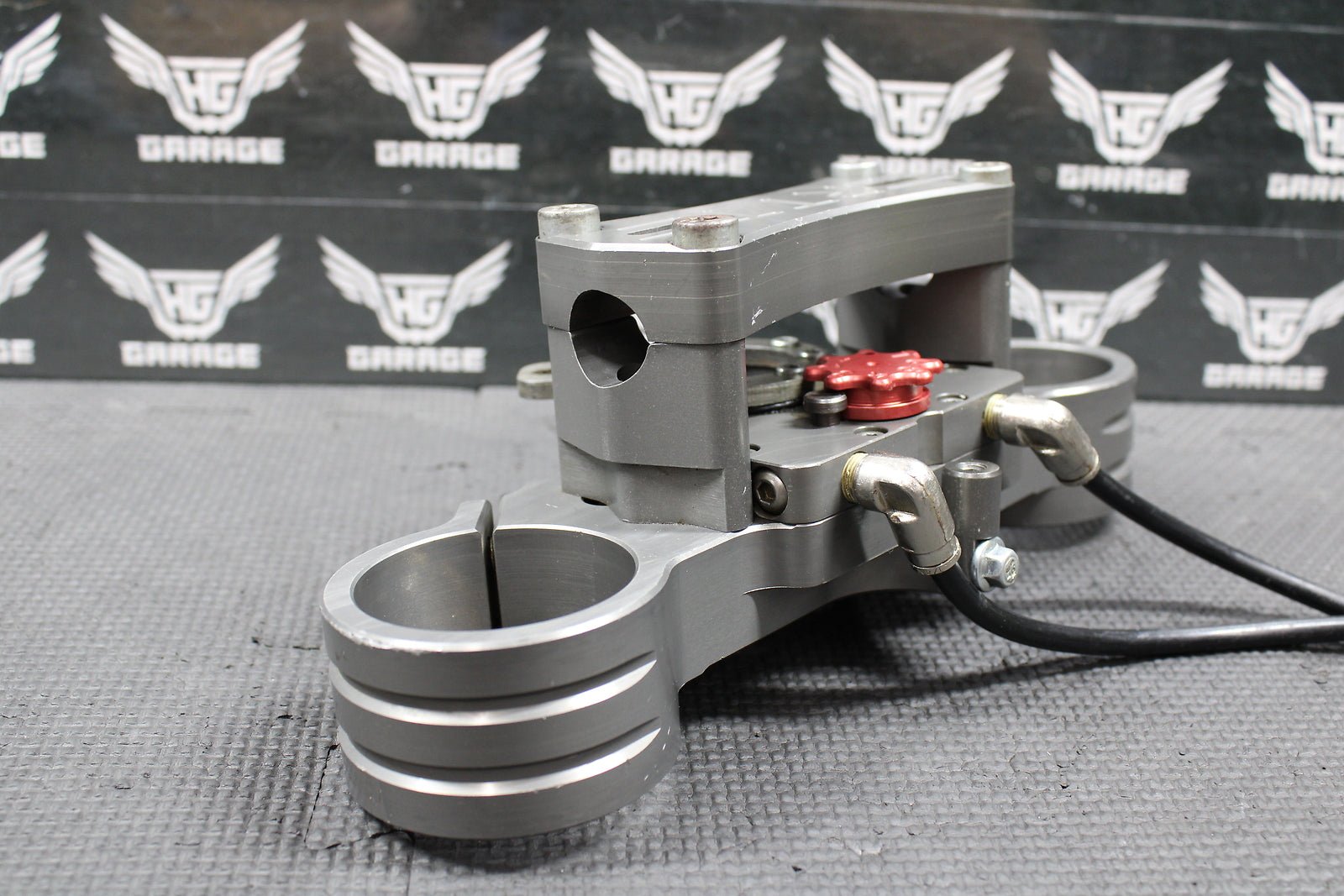 00 - 03 HONDA CR125R CR250R RTT REMOTE STEERING STABILIZER TRIPLE CLAMP BAR MOUNT - hggarage