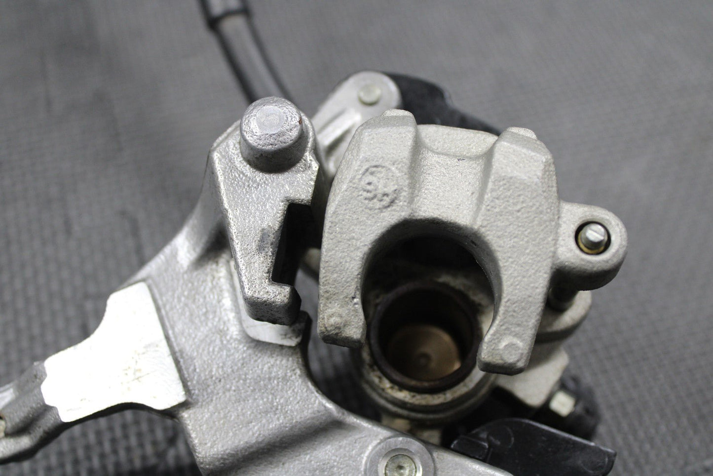 2020 SUZUKI RMZ250 OEM NISSIN REAR BACK BRAKE CALIPER MASTER CYLINDER LEVER GOOD - hggarage