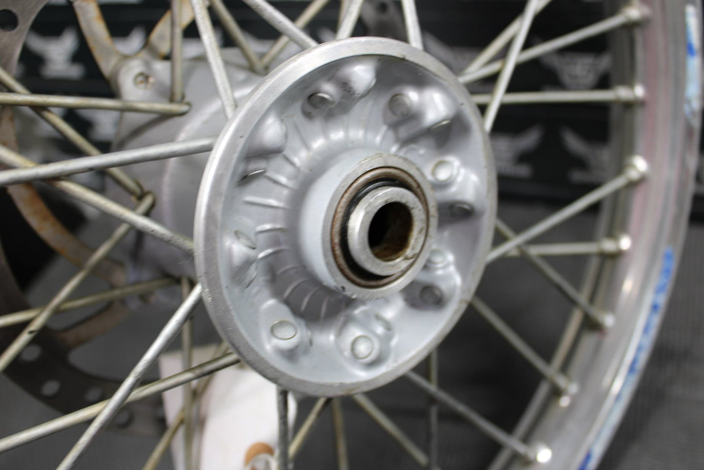 2006 KTM 85 OEM EXCEL FRONT WHEEL RIM HUB ASSSEMBLY 47009001244 4700901004491 - hggarage