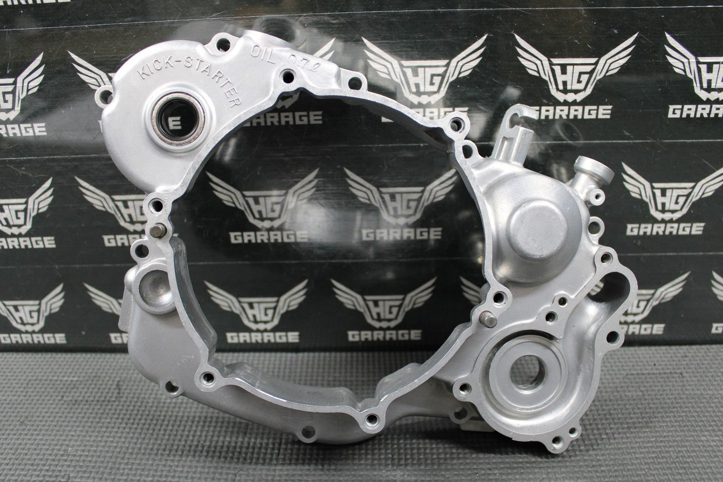 1991 KAWASAKI KX125 OEM RIGHT SIDE CRANKCASE INNER CLUTCH COVER 14032 - 1295 NICE - hggarage