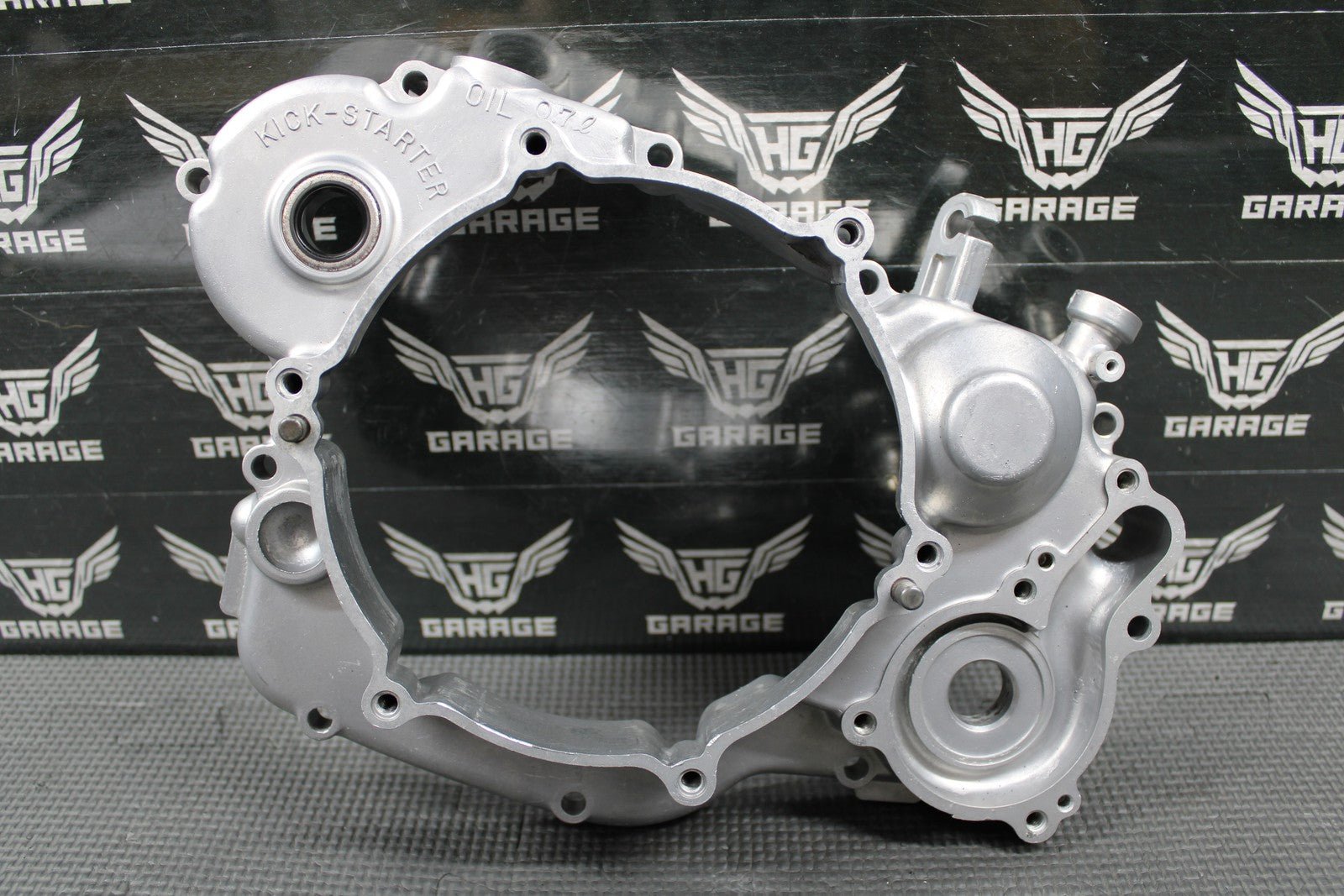 1991 KAWASAKI KX125 OEM RIGHT SIDE CRANKCASE INNER CLUTCH COVER 14032 - 1295 NICE - hggarage