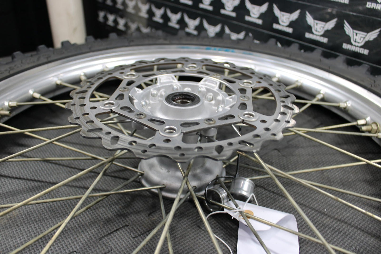 2008 Yamaha YZ450F OEM Excel Front Wheel Rim Hub Assembly 5NY - 25111 - 00 - 00 - hggarage