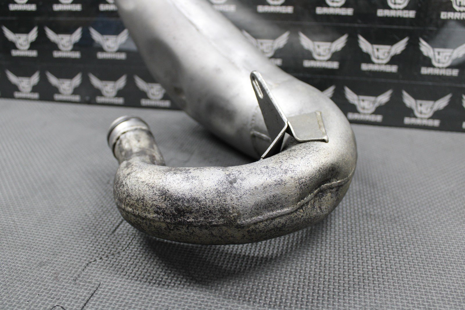 1999 SUZUKI RM125 BILLS WORKS RAW EXHAUST PIPE CHAMBER HEADER MUFFLER 14310 - 36E2 - hggarage