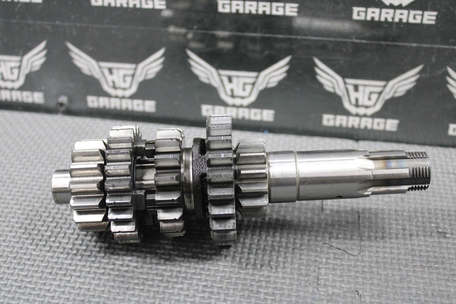 2003 KAWASAKI KLX400R KLX400SR OEM TRANSMISSION TRANNY GEARBOX GEARS SHIFT FORKS - hggarage