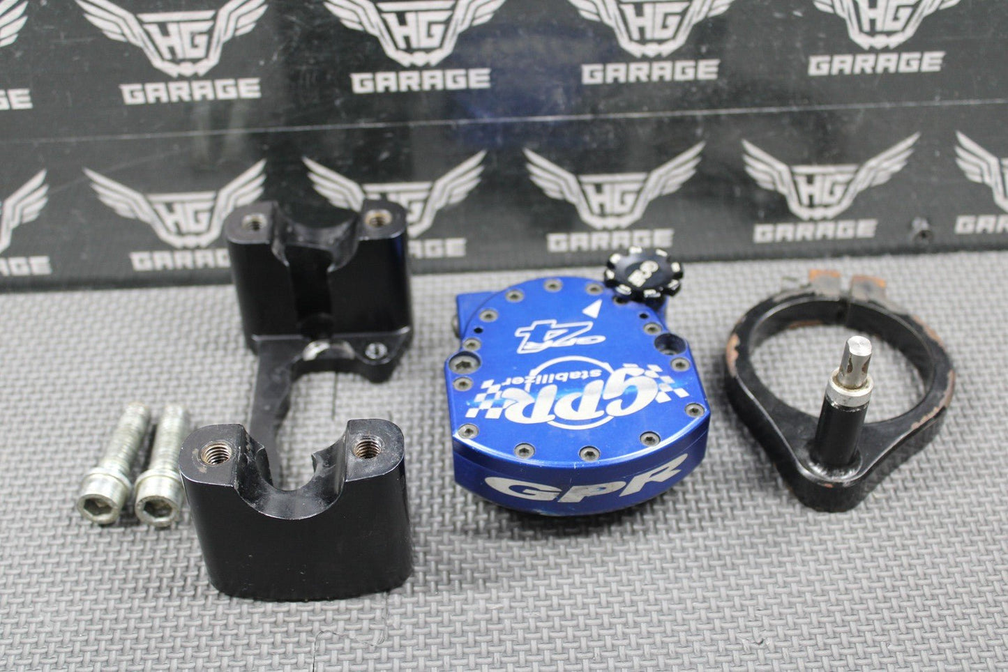 2010 KTM 10 - 15 250 XCF GPR V4 STABILIZER DAMPER TRIPLE CLAMP BAR MOUNT KIT 20MM - hggarage