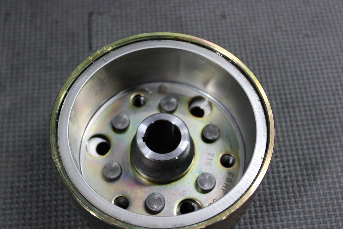 2003 YAMAHA TTR125E TTR125L OEM STATOR MAGNETO ROTOR FLYWHEEL 5HP - 85510 - 13 - 00 - hggarage