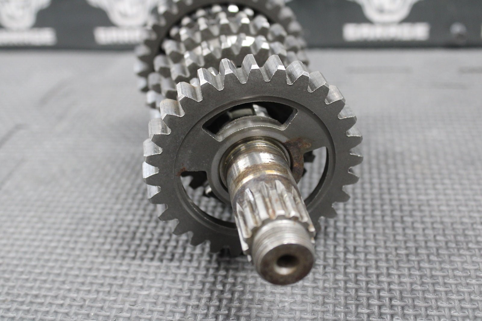 1993 YAMAHA YZ125 OEM 6 SPEED TRANSMISSION TRANNY TRANS GEARBOX SHIFT FORKS GEAR - hggarage