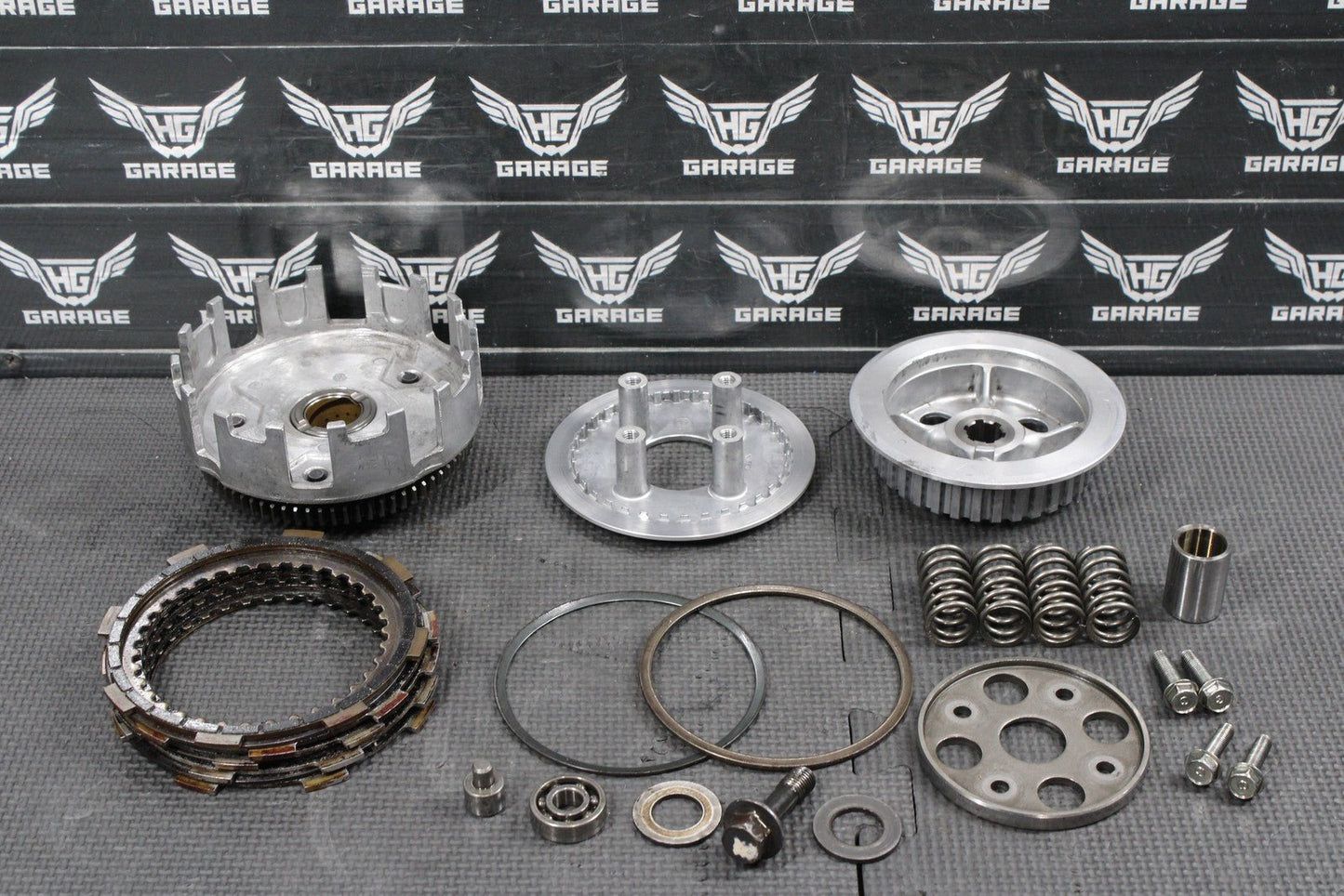 2008 Kawasaki KLX140 OEM Complete Clutch W Plates Basket Hub 13086 - 1070 - hggarage