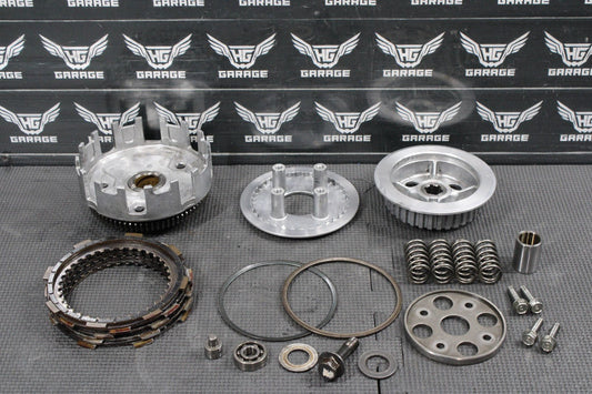 2008 Kawasaki KLX140 OEM Complete Clutch W Plates Basket Hub 13086 - 1070 - hggarage