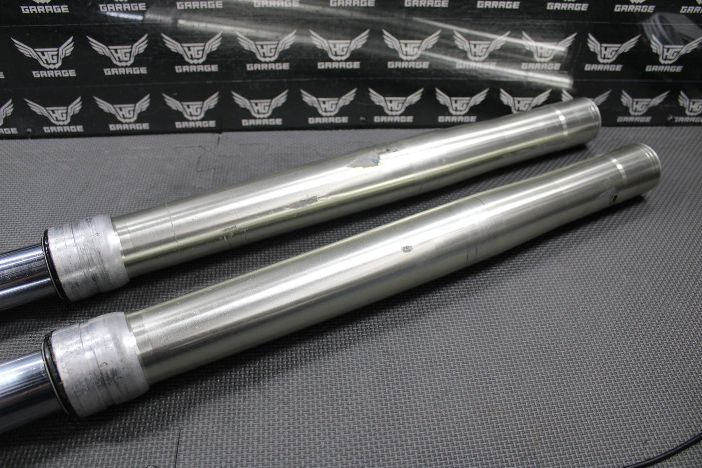1996 KAWASAKI KX125 OEM RIGHT LEFT FRONT SUSPENSION FORKS SHOCKS PARTS / REPAIR - hggarage