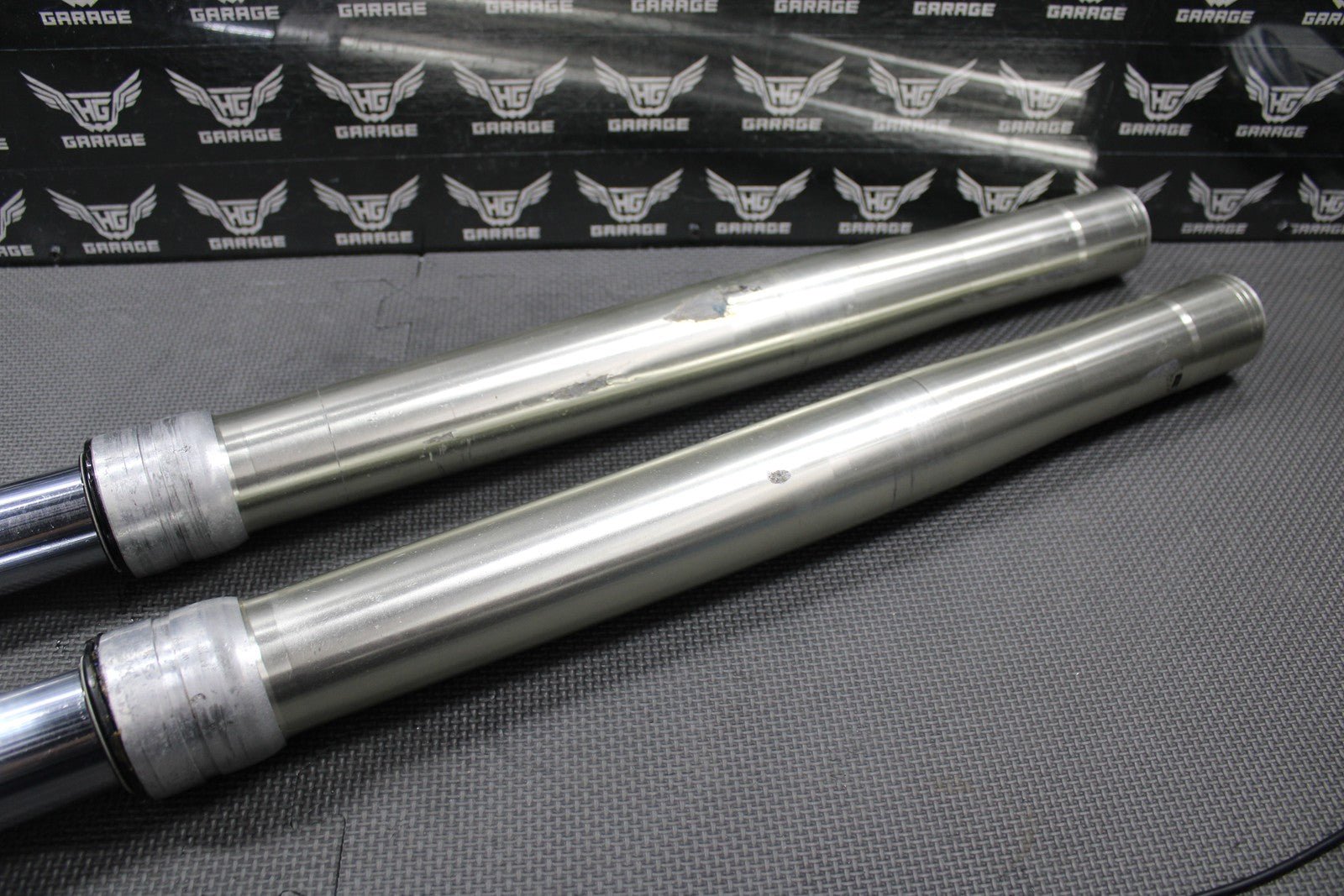 1996 KAWASAKI KX125 OEM RIGHT LEFT FRONT SUSPENSION FORKS SHOCKS PARTS / REPAIR - hggarage