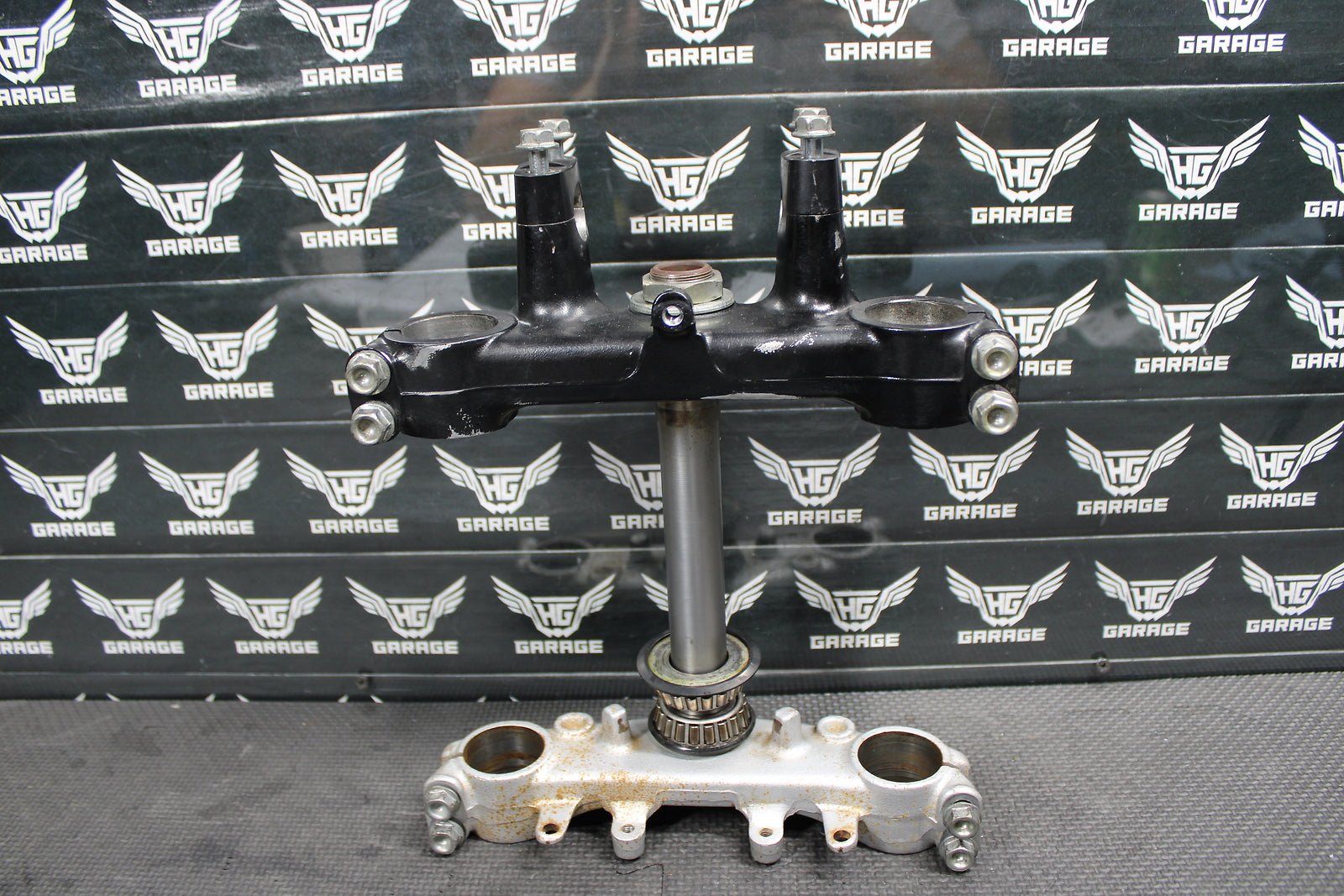 2001 Honda XR200R 90 - 02 OEM Front Fork Lower Upper Triple Tree Stem Bridge Clamp - hggarage