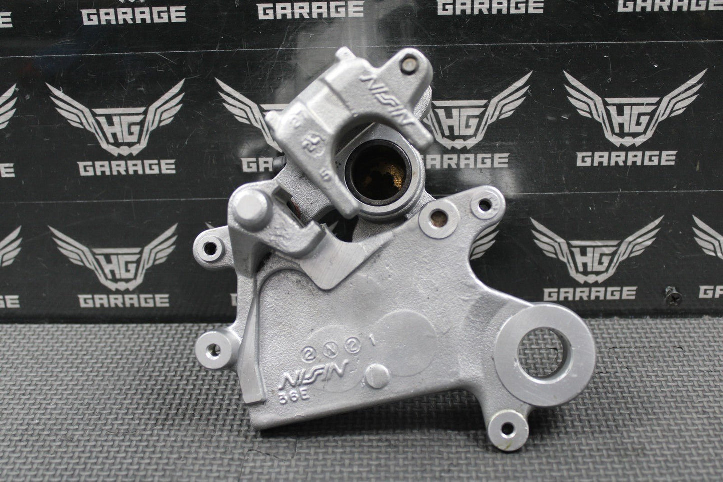 2003 KAWASAKI KLX400SR OEM NISSIN REAR BACK BRAKE CALIPER & BRACKET 43041 - S013 - hggarage