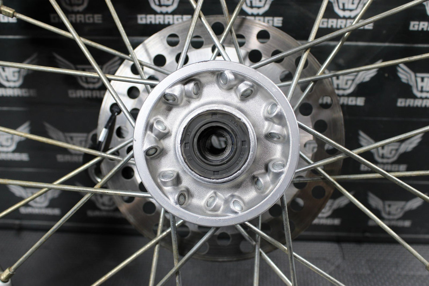 2003 KAWASAKI 00 - 09 KX65 OEM FRONT WHEEL RIM HUB TIRE 41090 - 1124 - hggarage