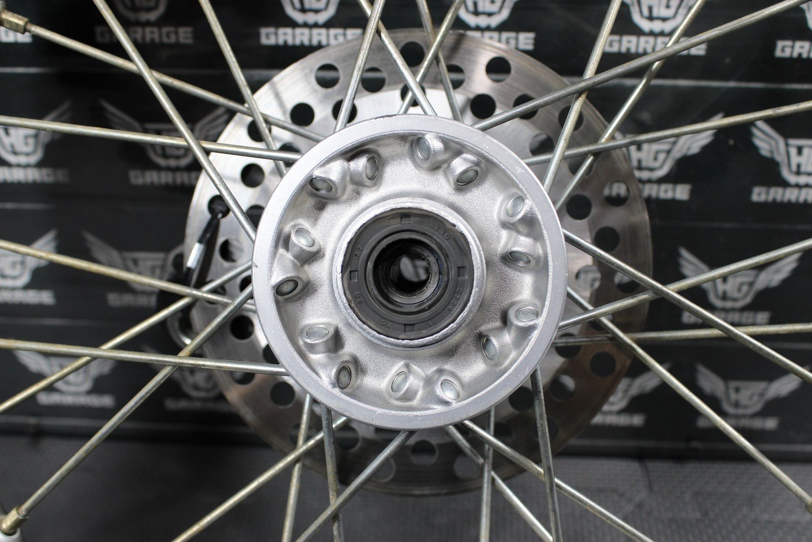 2003 KAWASAKI 00 - 09 KX65 OEM FRONT WHEEL RIM HUB TIRE 41090 - 1124 - hggarage