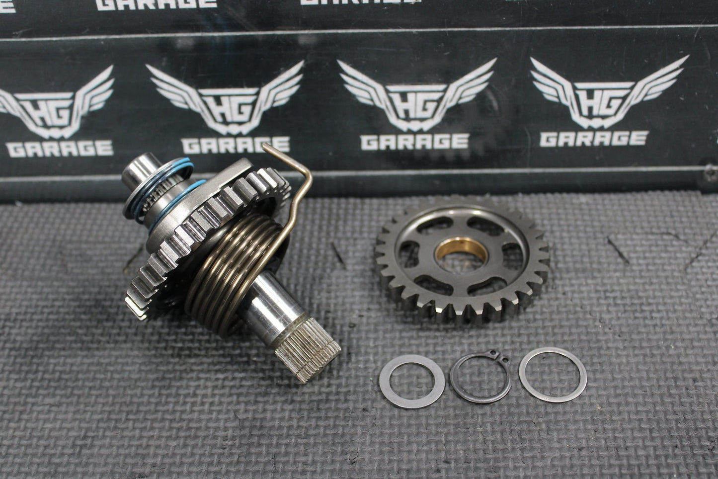 2009 YAMAHA YZ450F YZ450FX OEM KICKSTART KICK START SHAFT W IDLER GEAR - hggarage